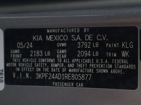 Used 2024 Kia Forte LXS w/ LXS Technology Package FWD image 47