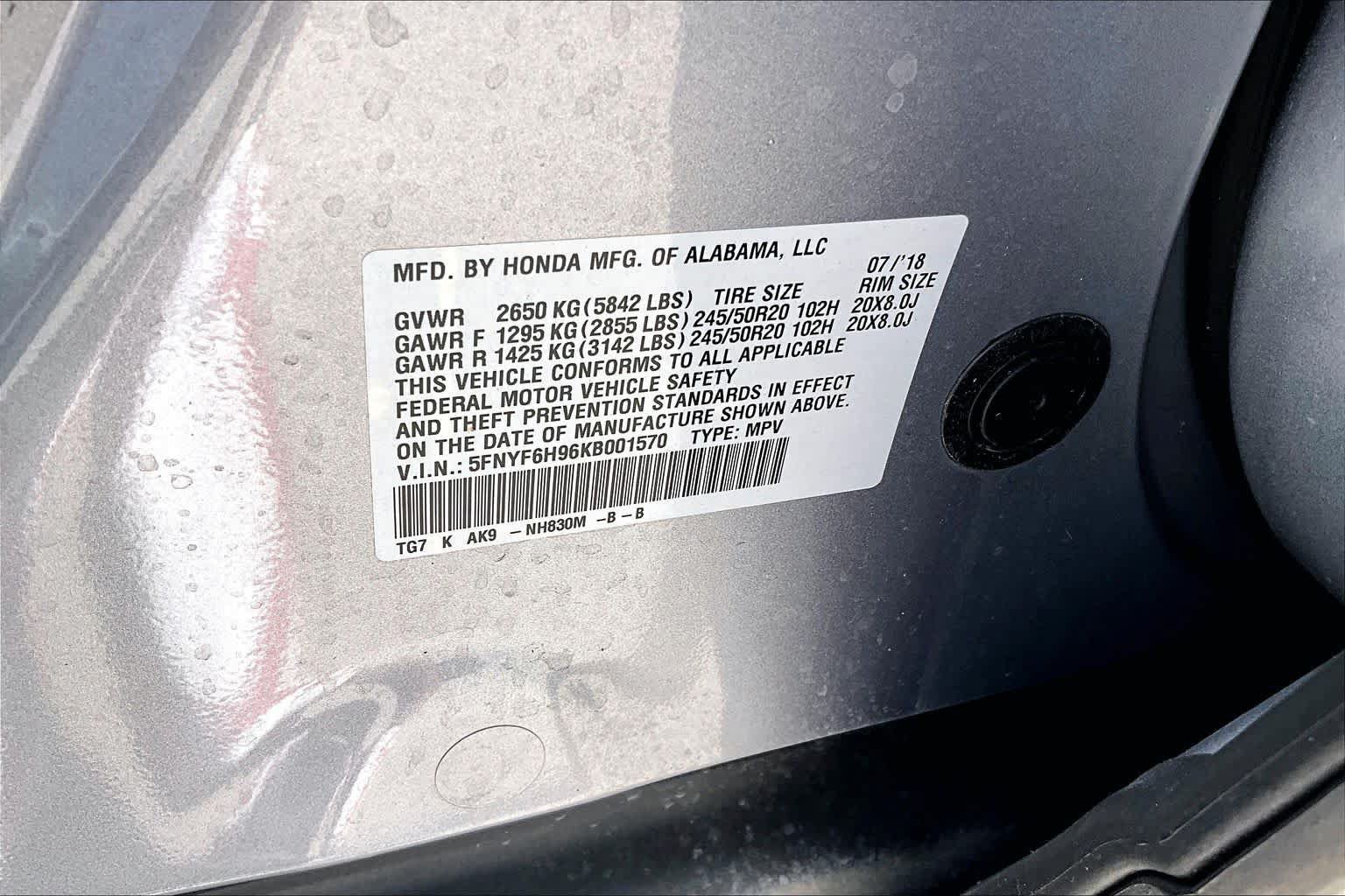 Used 2019 Honda Pilot Touring image 35