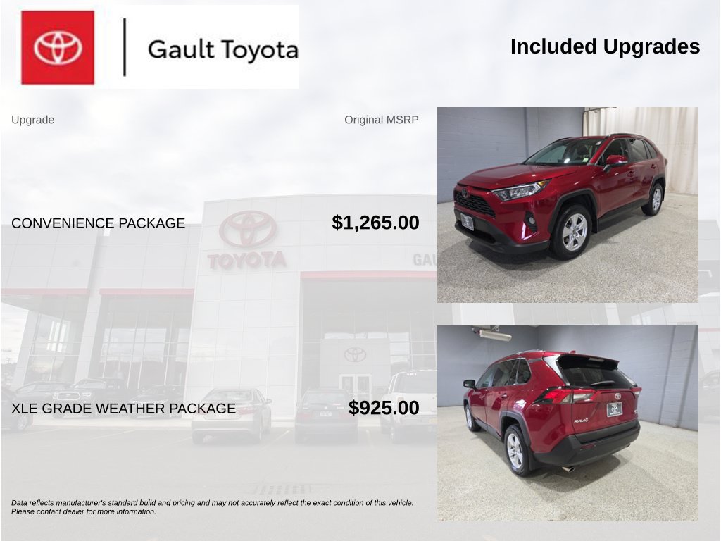 Certified 2021 Toyota RAV4 XLE w/ Convenience Package AWD/4WD image 4