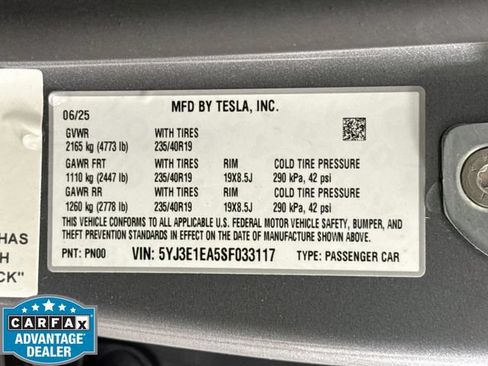 Used 2025 Tesla Model 3 Long Range RWD image 32