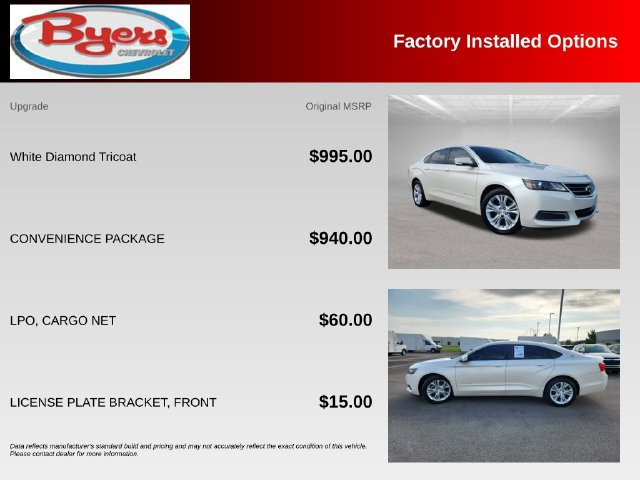 Used 2014 Chevrolet Impala LT w/ Convenience Package FWD image 10
