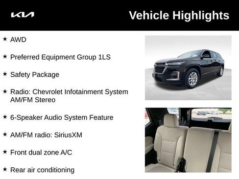 Used 2022 Chevrolet Traverse LS w/ Safety Package AWD/4WD image 4