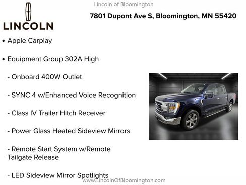 Used 2023 Ford F150 XLT w/ Equipment Group 302A High image 5