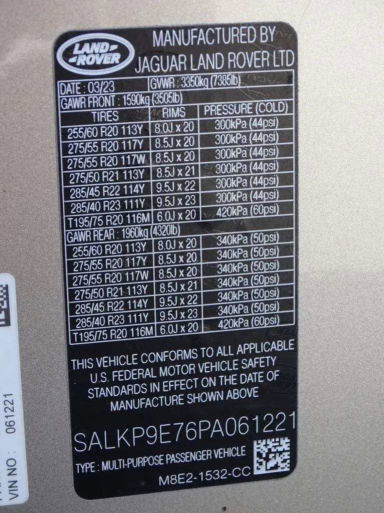 Used 2023 Land Rover Range Rover SE AWD/4WD image 10