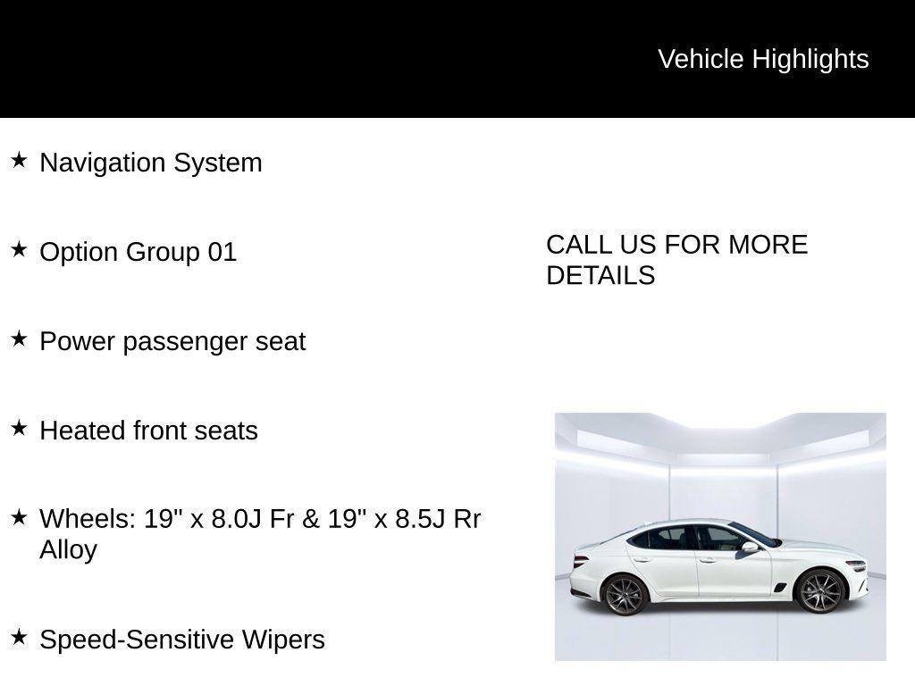 Used 2025 Genesis G70 2.5T AWD/4WD image 7