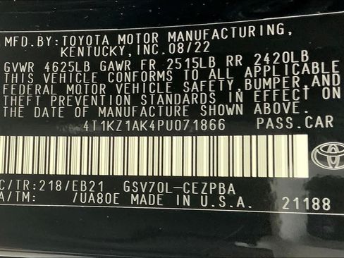 Used 2023 Toyota Camry TRD w/ TRD Package w/JBL Audio FWD image 33
