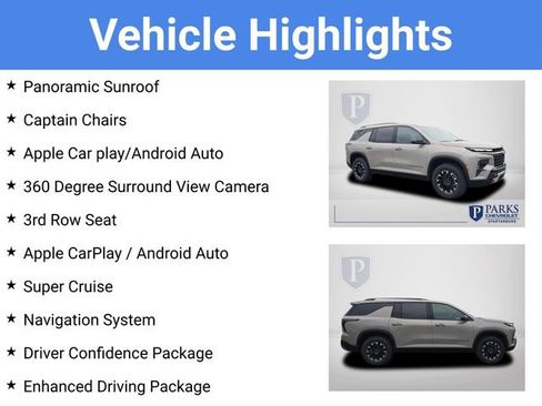 New 2026 Chevrolet Traverse Z71 w/ Enhanced Driving Package AWD/4WD image 4