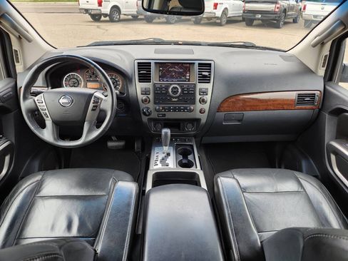 Used 2015 Nissan Armada Platinum w/ 2nd Row Captain Seat Package AWD/4WD image 3