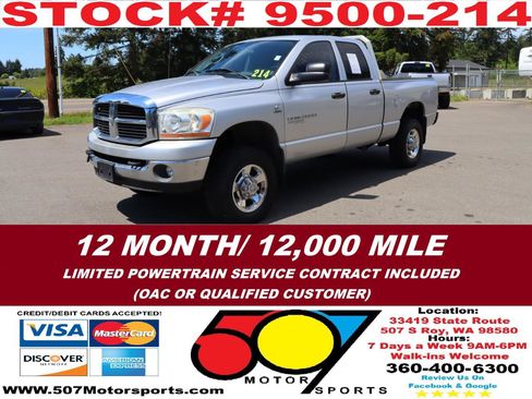 Used 2006 Dodge Ram 2500 Truck SLT w/ Quad Cab Big Horn Value Group AWD/4WD image 2