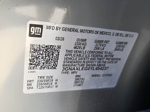 New 2026 Chevrolet Equinox RS w/ Convenience Package III FWD image 23