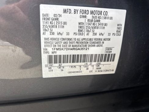 Used 2024 Ford Explorer XLT w/ Equipment Group 202A RWD image 27