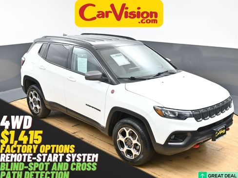 Used 2022 Jeep Compass Trailhawk w/ Trailhawk Convenience Group AWD/4WD image 1