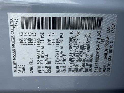 Used 2025 Nissan Rogue SV w/ Rock Creek Premium Package AWD/4WD image 12