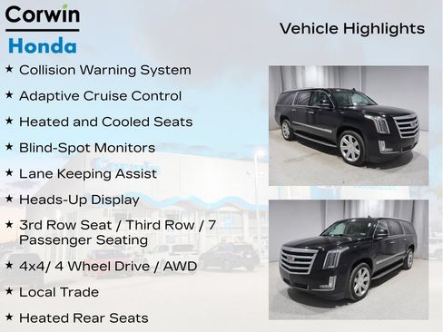 Used 2018 Cadillac Escalade ESV Premium Luxury AWD/4WD image 11