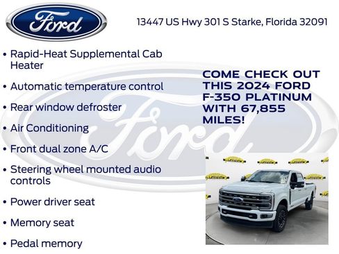 Certified 2024 Ford F350 Platinum AWD/4WD image 27