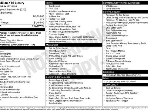 New 2025 Cadillac XT6 Luxury image 32