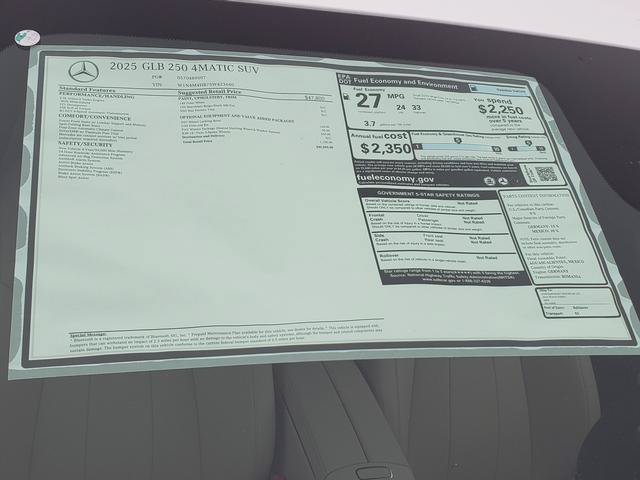 New 2025 Mercedes-Benz GLB 250 4MATIC image 32