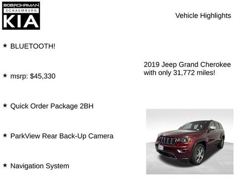 Used 2019 Jeep Grand Cherokee Limited AWD/4WD image 7