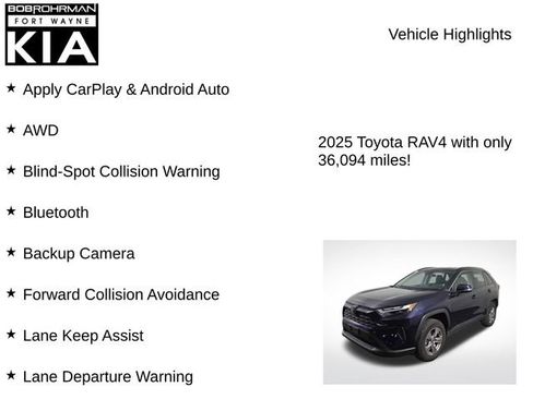 Used 2025 Toyota RAV4 XLE AWD/4WD image 7