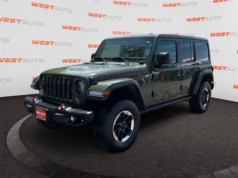 Used 2020 Jeep Wrangler Unlimited Rubicon w/ Uconnect 4C Nav & Sound Group image 1