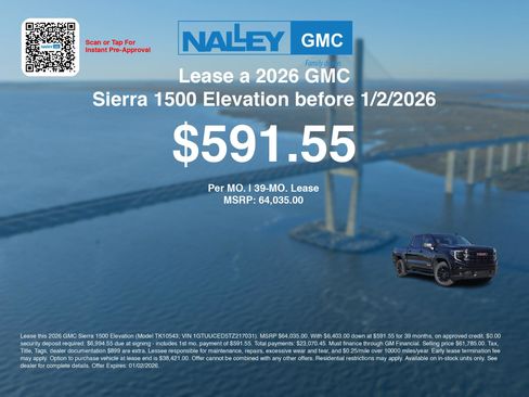 New 2026 GMC Sierra 1500 Elevation w/ X31 Off-Road Package image 3