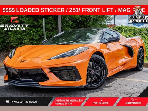 Used 2024 Chevrolet Corvette Stingray Premium Conv w/ Z51 Performance Package RWD image 1