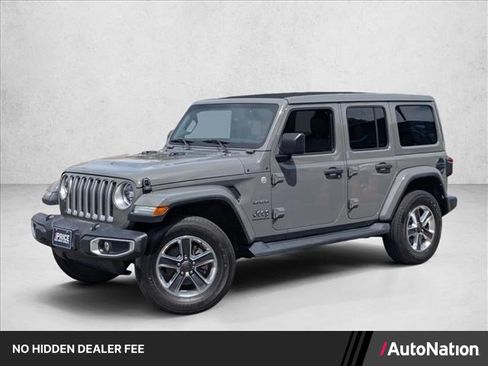 Used 2023 Jeep Wrangler Unlimited Sahara w/ LED Lighting Group AWD/4WD image 1