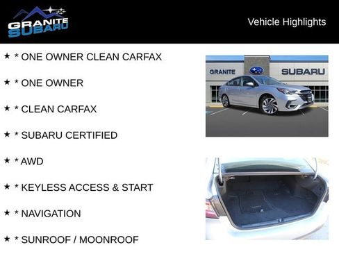 Used 2025 Subaru Legacy Limited AWD/4WD image 2
