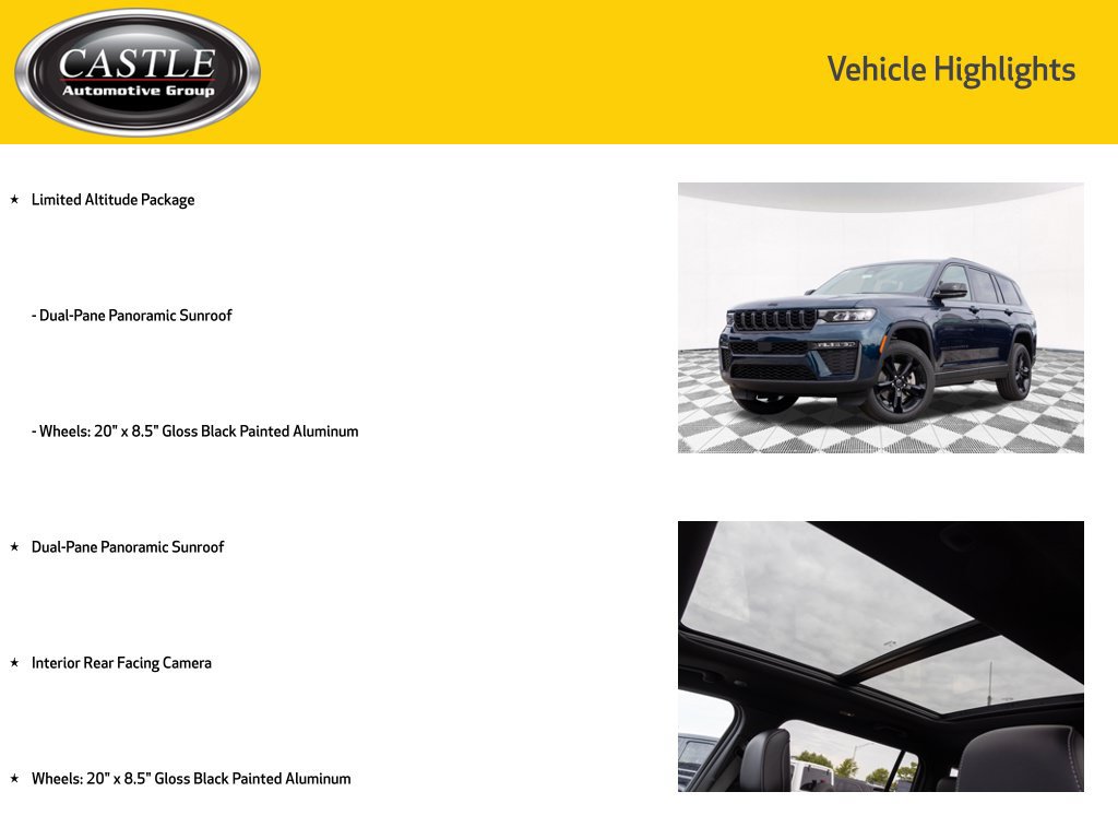 New 2027 Jeep Grand Cherokee L Limited AWD/4WD image 3