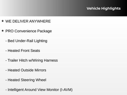Used 2025 Nissan Frontier Pro-X w/ Pro Convenience Package RWD image 9