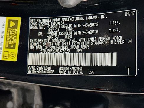 Used 2017 Toyota Highlander XLE w/ Protection Package #3 AWD/4WD image 12