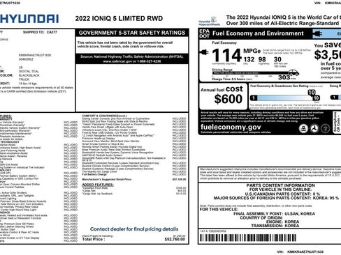 Used 2022 Hyundai Ioniq 5 Limited image 56