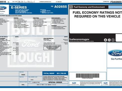 Used 2015 Ford E-350 and Econoline 350 Super Duty w/ Power Windows & Locks Group RWD image 30