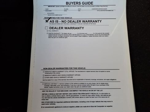 Used 2021 GMC Acadia SLT w/ Preferred Package image 38