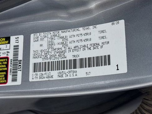 Certified 2021 Toyota Tundra SR5 w/ Convenience Package RWD image 31