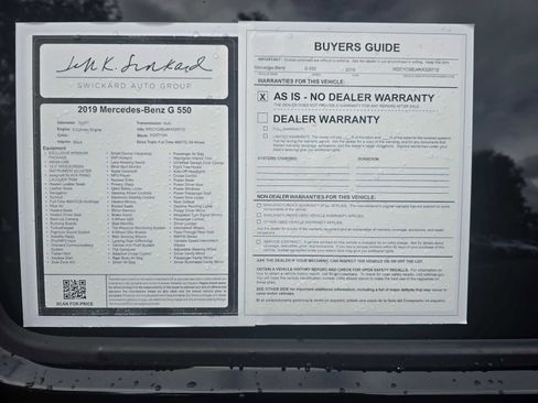 Certified 2019 Mercedes-Benz G 550 image 18