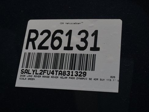 Used 2026 Land Rover Range Rover Velar Dynamic SE AWD/4WD image 31