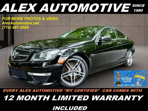 Used 2012 Mercedes-Benz C 63 AMG Coupe w/ Multimedia Pkg image 1