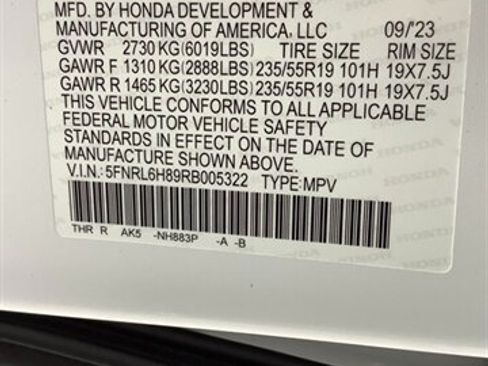 Used 2024 Honda Odyssey Touring image 28