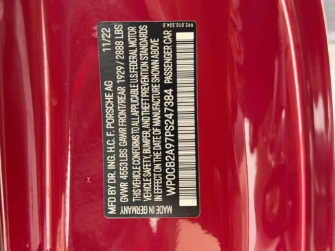 Certified 2023 Porsche 911 Carrera 4 GTS image 19