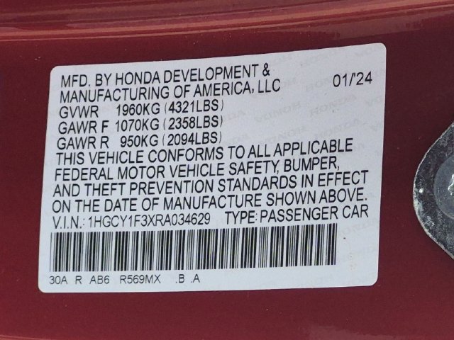 Used 2024 Honda Accord EX image 34