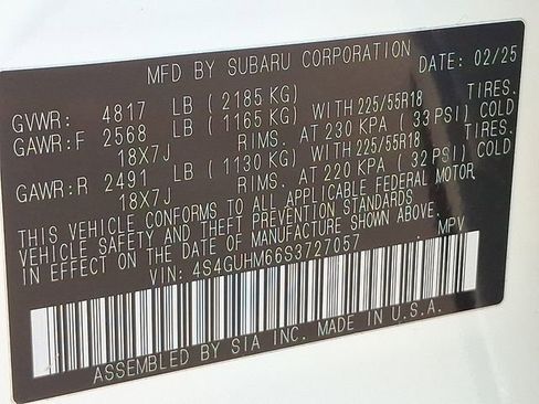 Certified 2025 Subaru Crosstrek 2.5i Limited w/ Popular Package #4A image 27