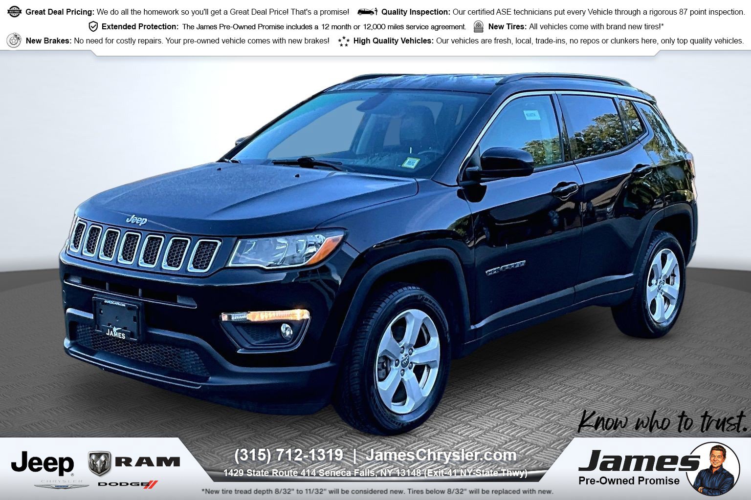 Used 2020 Jeep Compass Latitude AWD/4WD image 1