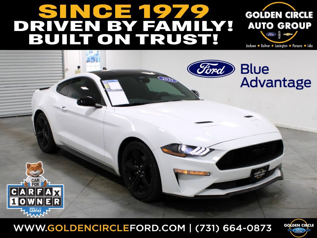 Certified 2021 Ford Mustang Coupe w/ Black Accent Package RWD 360° Tour