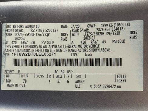 Used 2020 Ford F250 Platinum AWD/4WD image 86