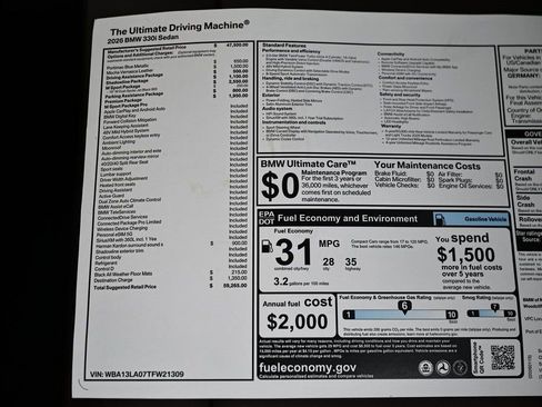 New 2026 BMW 330i 330i w/ M Sport Package image 44