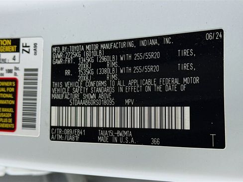 Certified 2024 Lexus TX 350 AWD w/ Captains Chair Package image 33