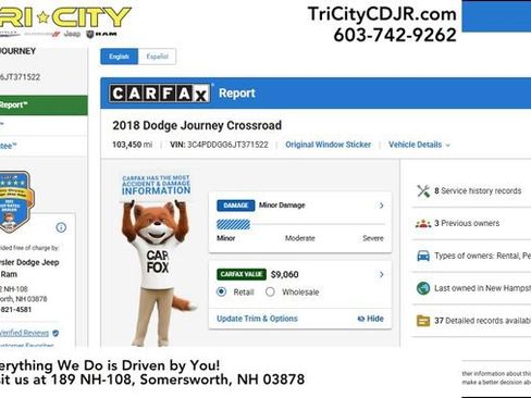 Used 2018 Dodge Journey Crossroad image 2