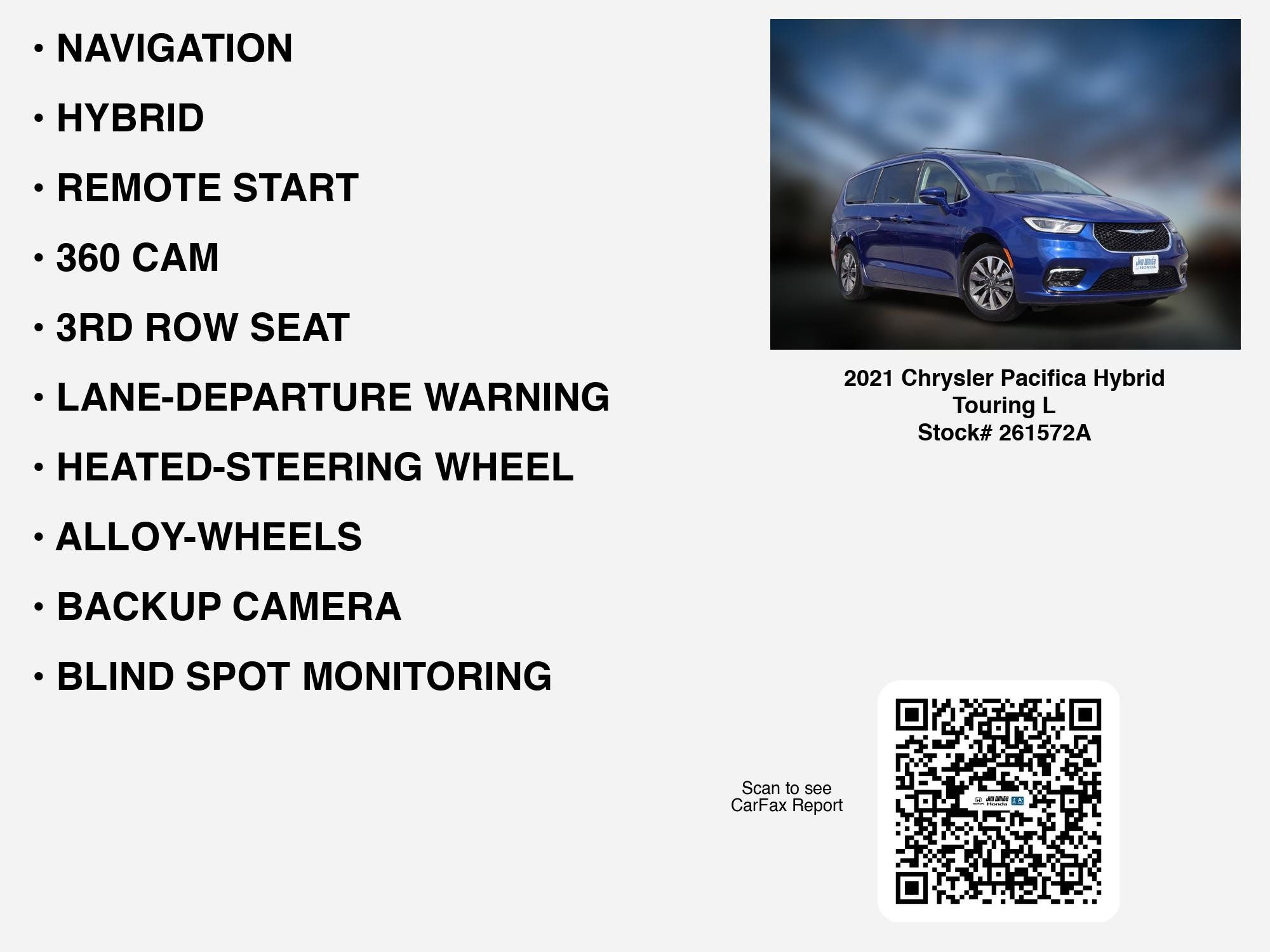 Used 2021 Chrysler Pacifica Touring-L FWD image 32