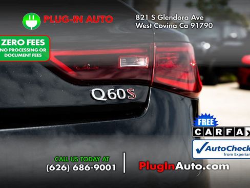 Used 2022 INFINITI Q60 Red Sport 400 w/ Cargo Package RWD image 2
